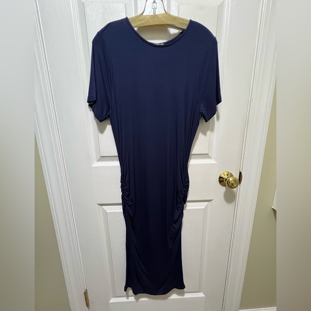 VENUS Midnight Blue Midi Dress